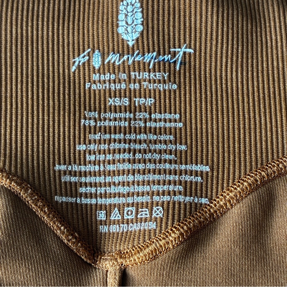 Free People FPMovement Micro Shorts Mustard Size XS/S - Picture 6 of 7